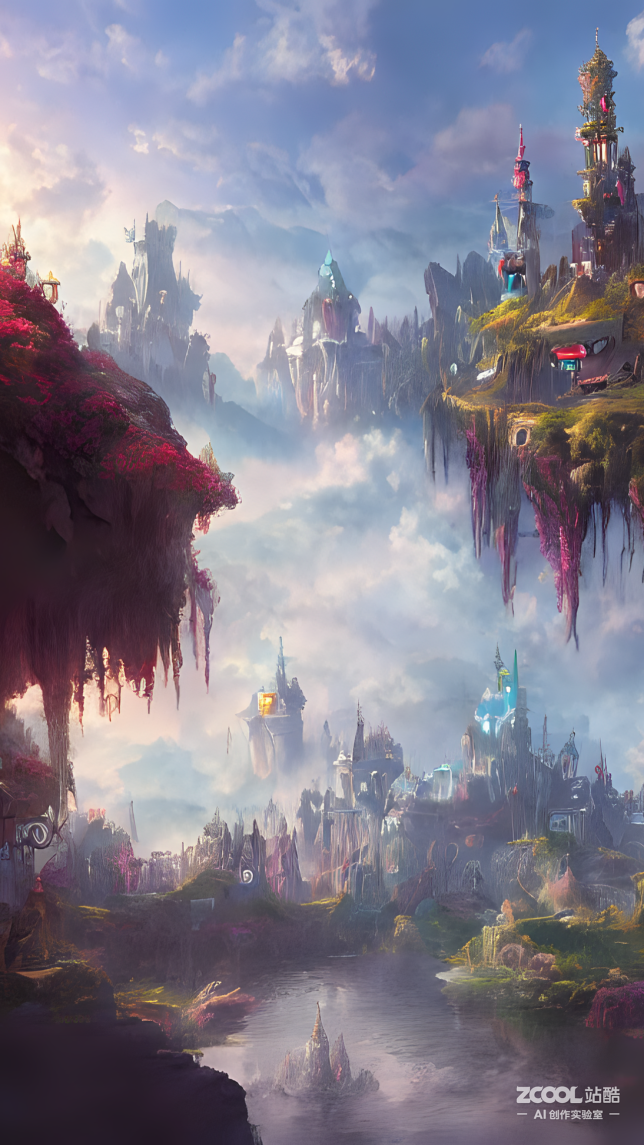 #AI创作实验室#仙境城堡