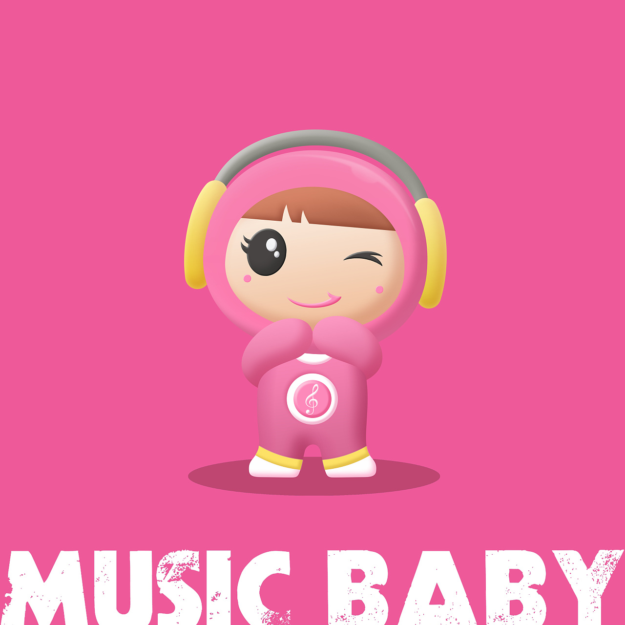 艺术节音乐宝宝吉祥物设计