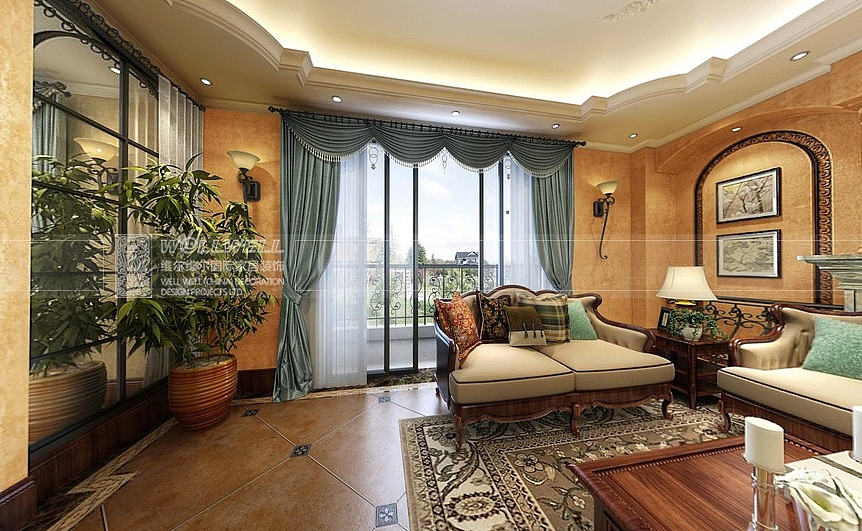 金科廊桥水乡 面积 328m2 风格 地中海