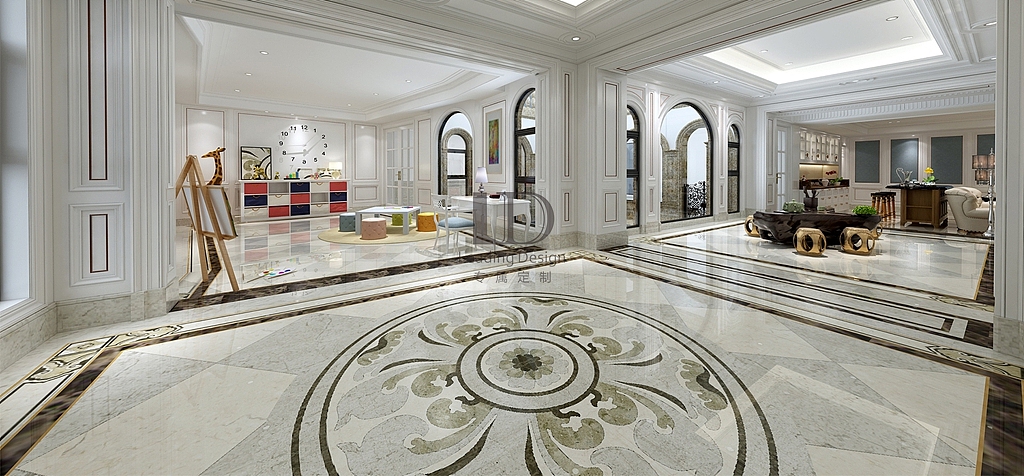 重庆联排别墅装修设计,联排别墅端户装修,别墅中户设计