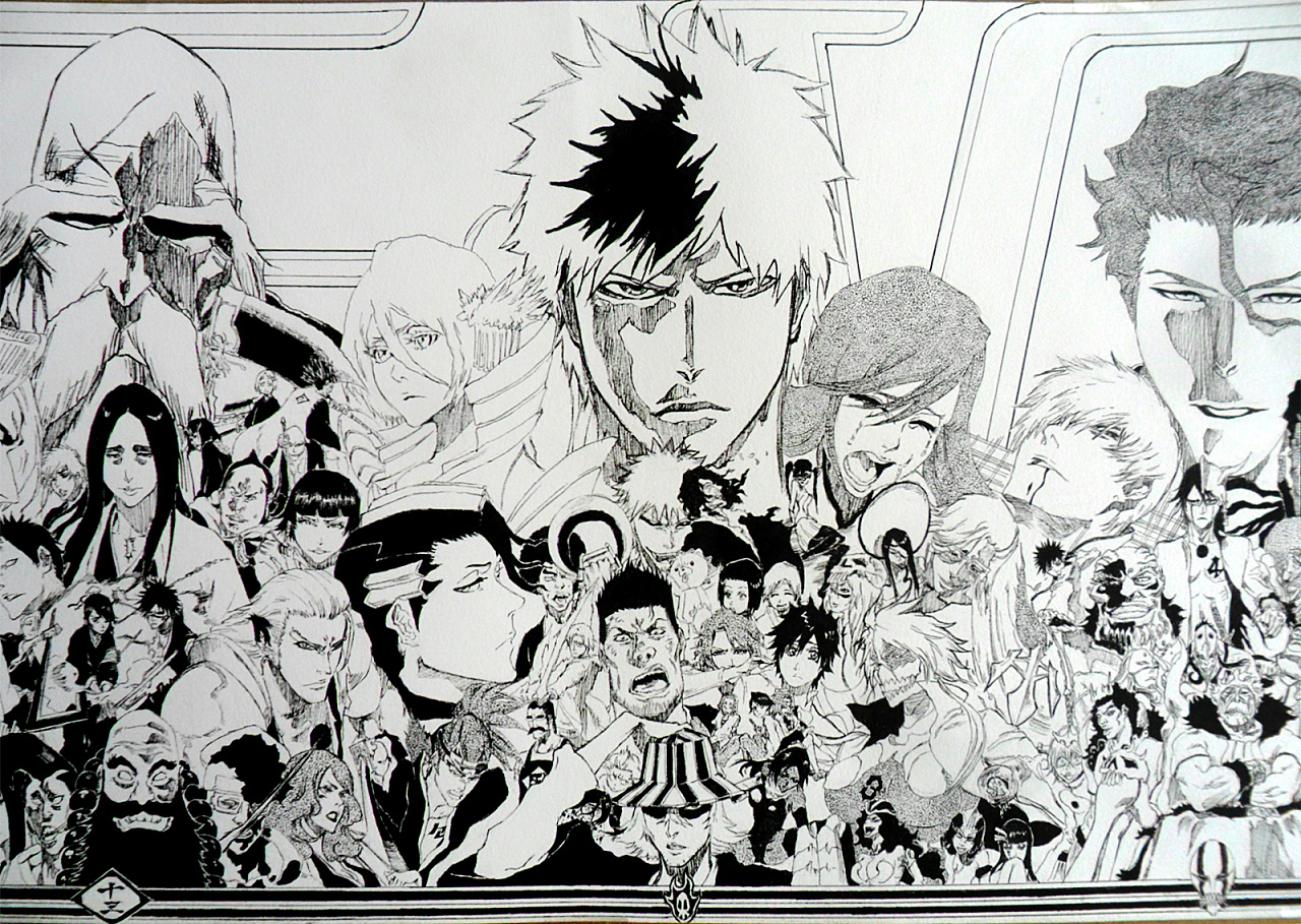 bleach死神完结纪念插画