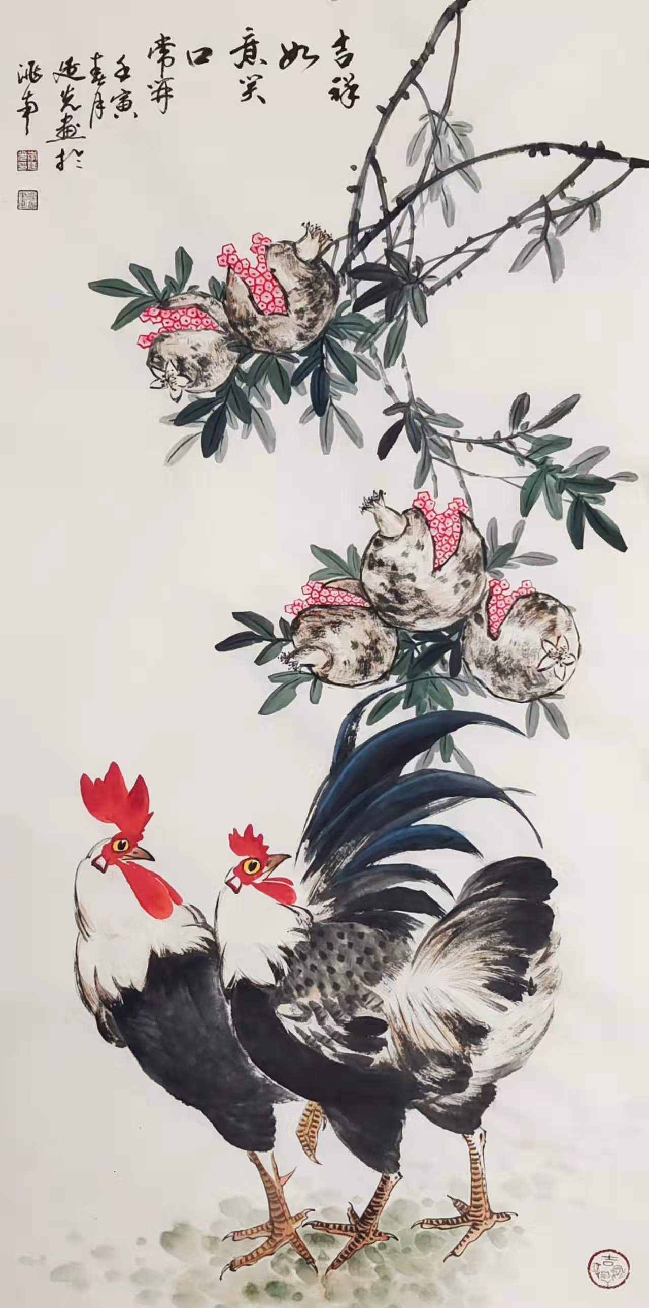 李延光国画作品中的花鸟诗意（图ZMjkxOTk1ODQ4） - 绘画 - 站酷设计师易阁字画网张小克原创素材 - 站酷ZCOOL
