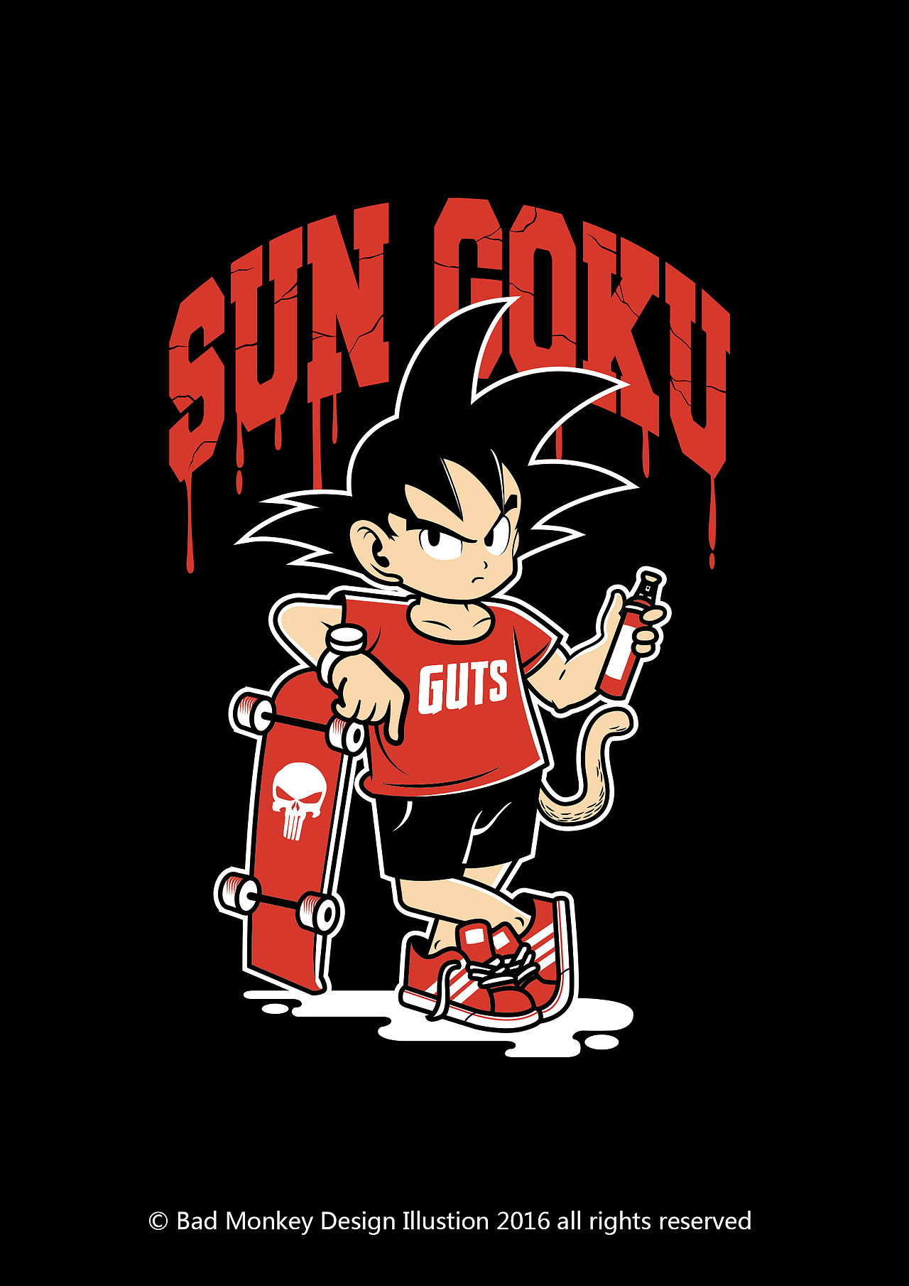 潮流撞经典涂鸦与龙珠