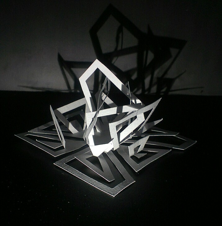 立体构成--剪纸