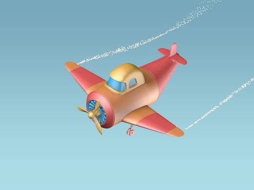 C4D建模-小飛機(jī)和建筑動(dòng)畫(huà)（個(gè)人主頁(yè)-ZNDU4NTgwMjA=） - 動(dòng)畫(huà)片 - 站酷設(shè)計(jì)師You_y原創(chuàng)素材 - 站酷ZCOOL