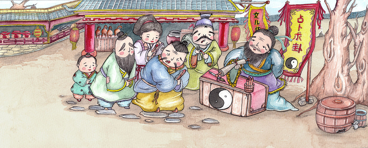 中国传统节日《火树银花元宵节》（图ZMTQ3MzMyMjg=） - 儿童插画 - 站酷设计师石子儿绘本工作室原创素材 - 站酷ZCOOL