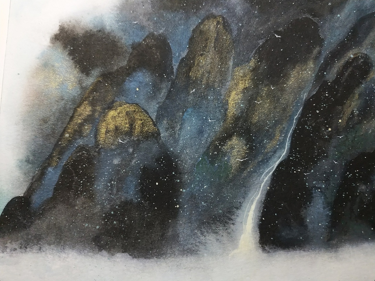 山有神话 系列二十一（图ZMTMwMzkzODgw） - 绘画 - 站酷设计师深海里的梦原创素材 - 站酷ZCOOL