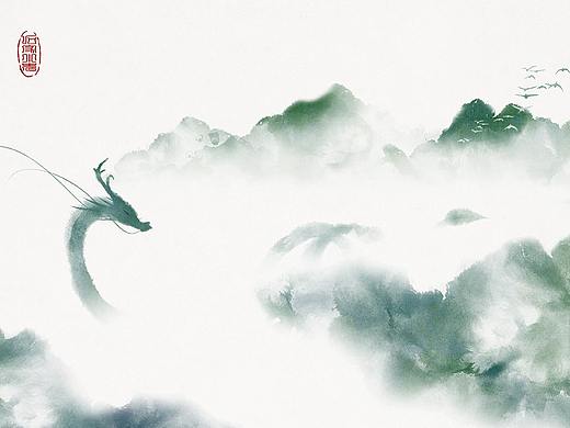 【插画】山不在高，有仙则名。水不在深，有龙则灵。