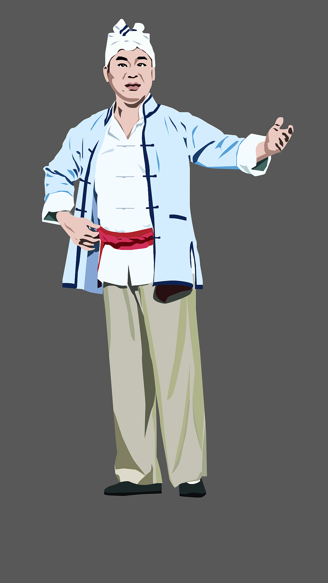 秦腔戏曲人物插画——《梁秋燕》（图ZMjU5NDc0Mjc2） - 商业插画 - 站酷设计师凡星闪烁原创素材 - 站酷ZCOOL