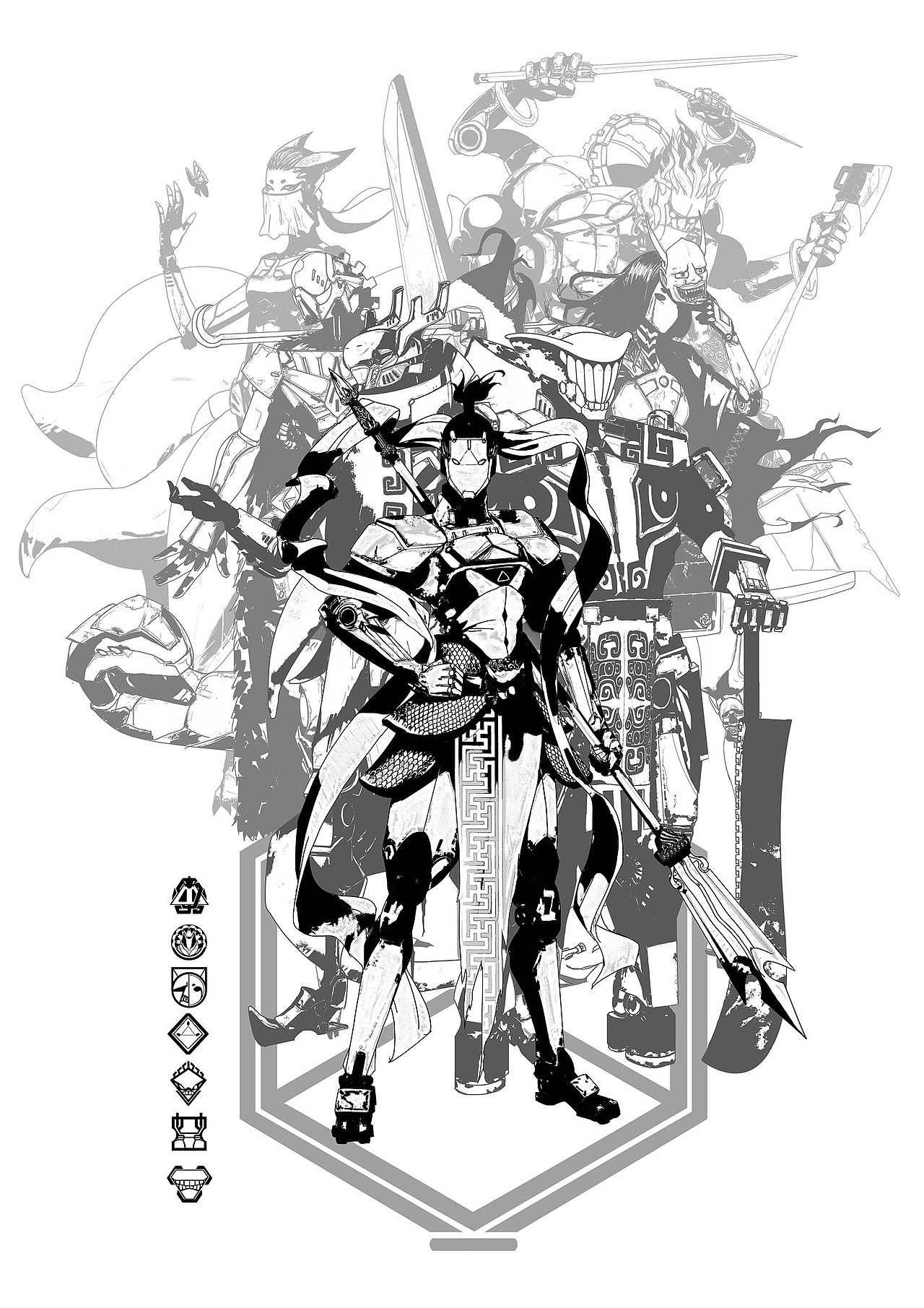 毕设人设《七宗罪》（图ZNzk4Nzg4NDQ=） - 单幅漫画 - 站酷设计师2HHowakel原创素材 - 站酷ZCOOL