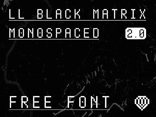 LL BLACK MATRIX｜西文字体