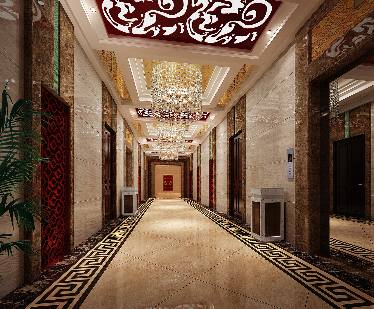 汤善坊酒楼项目 室内设计（图ZODgwNzAzMDg=） - 家装设计 - 站酷设计师宏泽设计原创素材 - 站酷ZCOOL