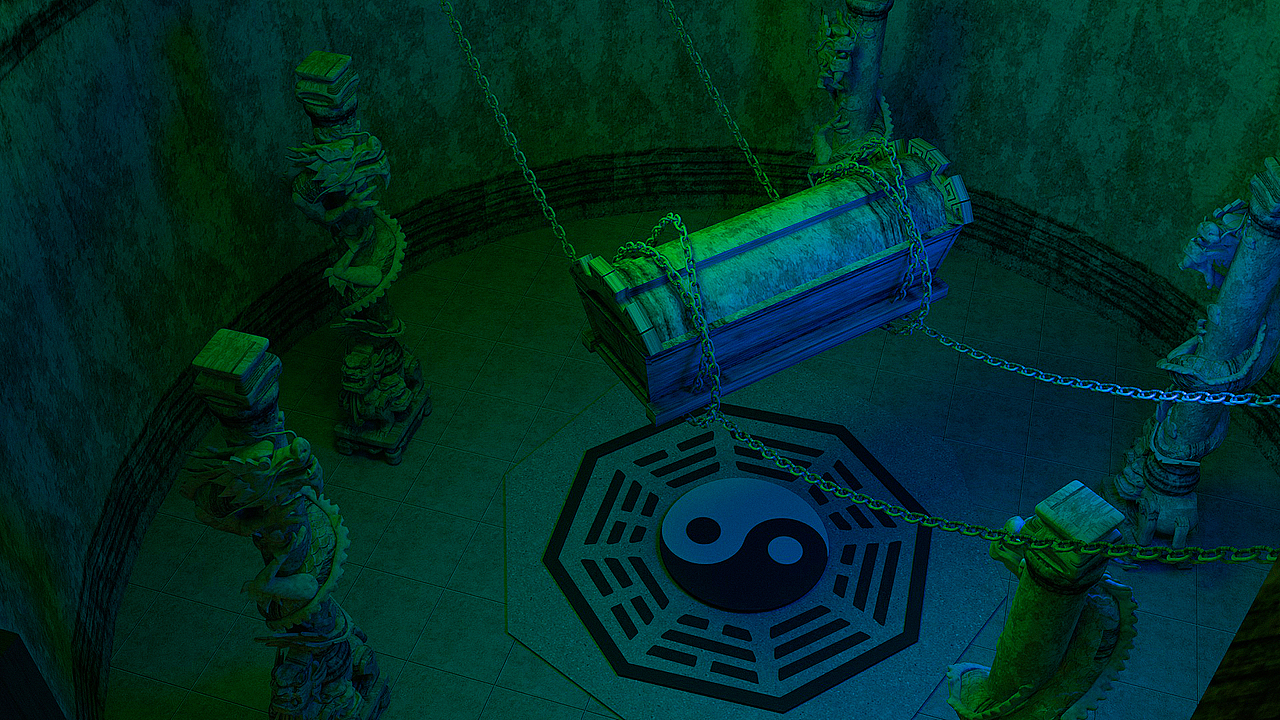 《盗墓笔记》七星鲁王宫古墓三维场景建模渲染