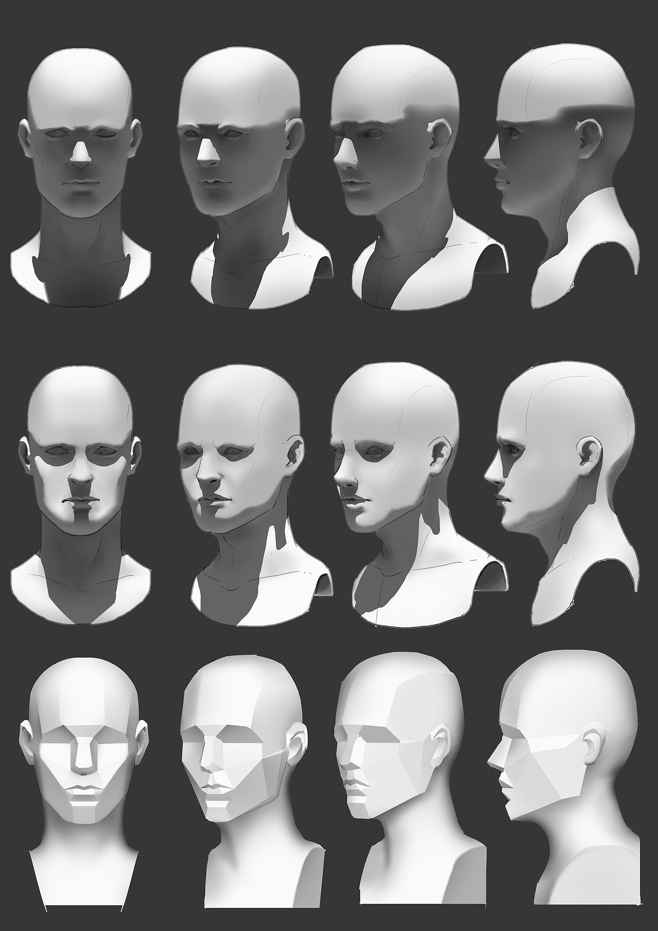 之前的一个头像打光练习 ​​​​（图ZMjY1NjI4NjI4） - 创作习作 - 站酷设计师战神3原创素材 - 站酷ZCOOL