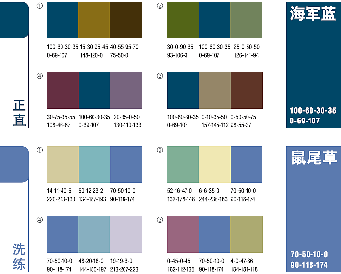 最舒服的颜色搭配方案②