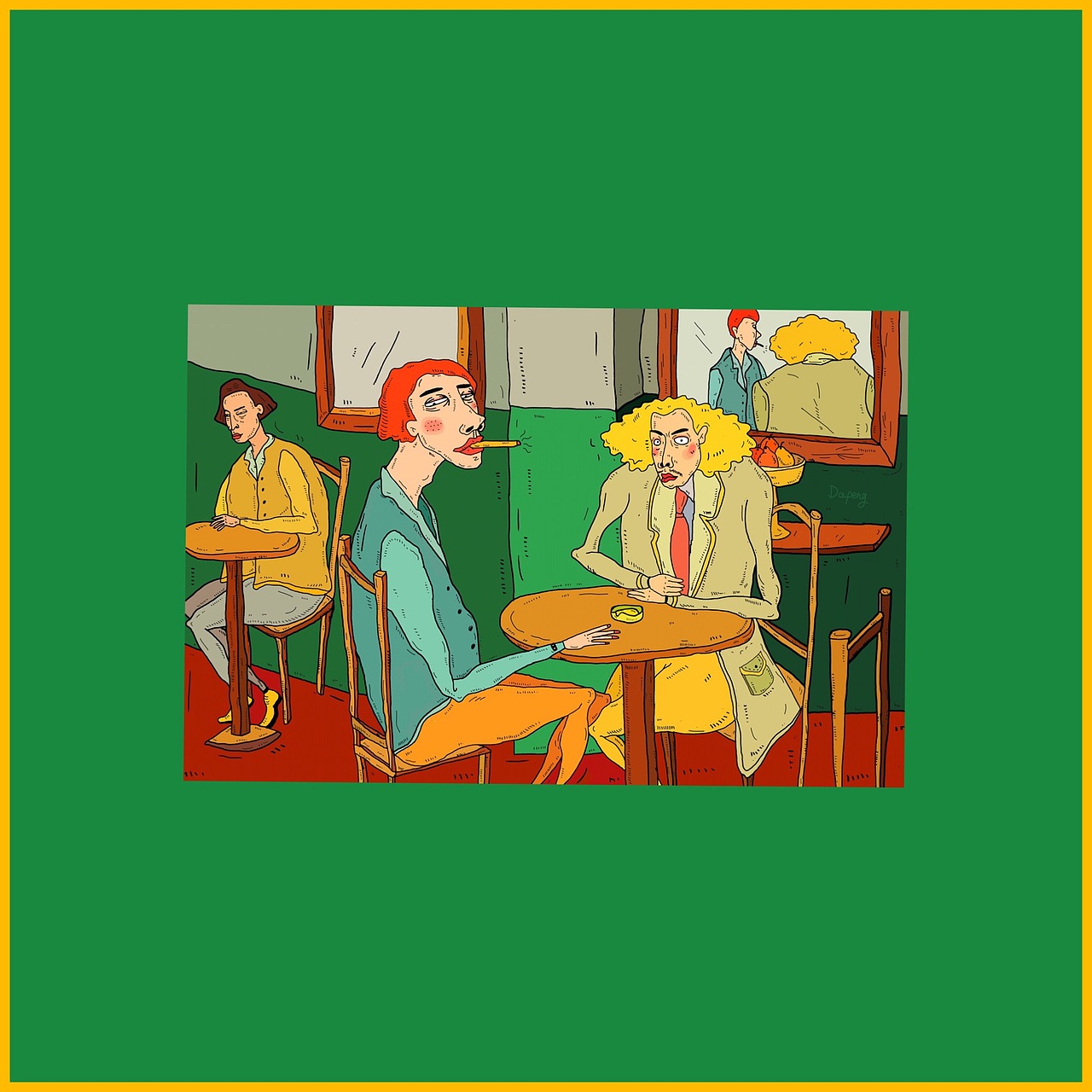 咖啡馆（图ZMTk1NTg5MTQw） - 创作习作 - 站酷设计师大芃原创素材 - 站酷ZCOOL