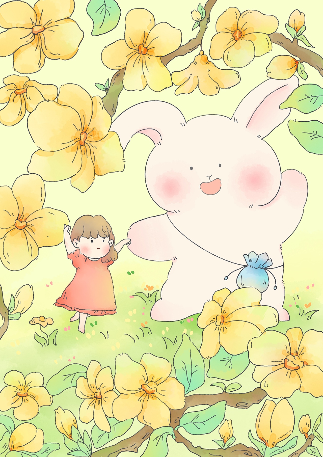 《兔小眠和岛岛的四季》（图ZMjc0NjYyNDQ0） - 绘本 - 站酷设计师WeiL未来原创素材 - 站酷ZCOOL