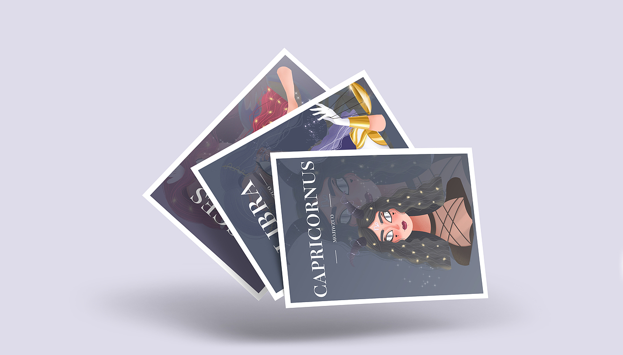 12星座女孩插画（图ZMjcwNjU1NDk2） - 艺术插画 - 站酷设计师猫法一JOEY原创素材 - 站酷ZCOOL