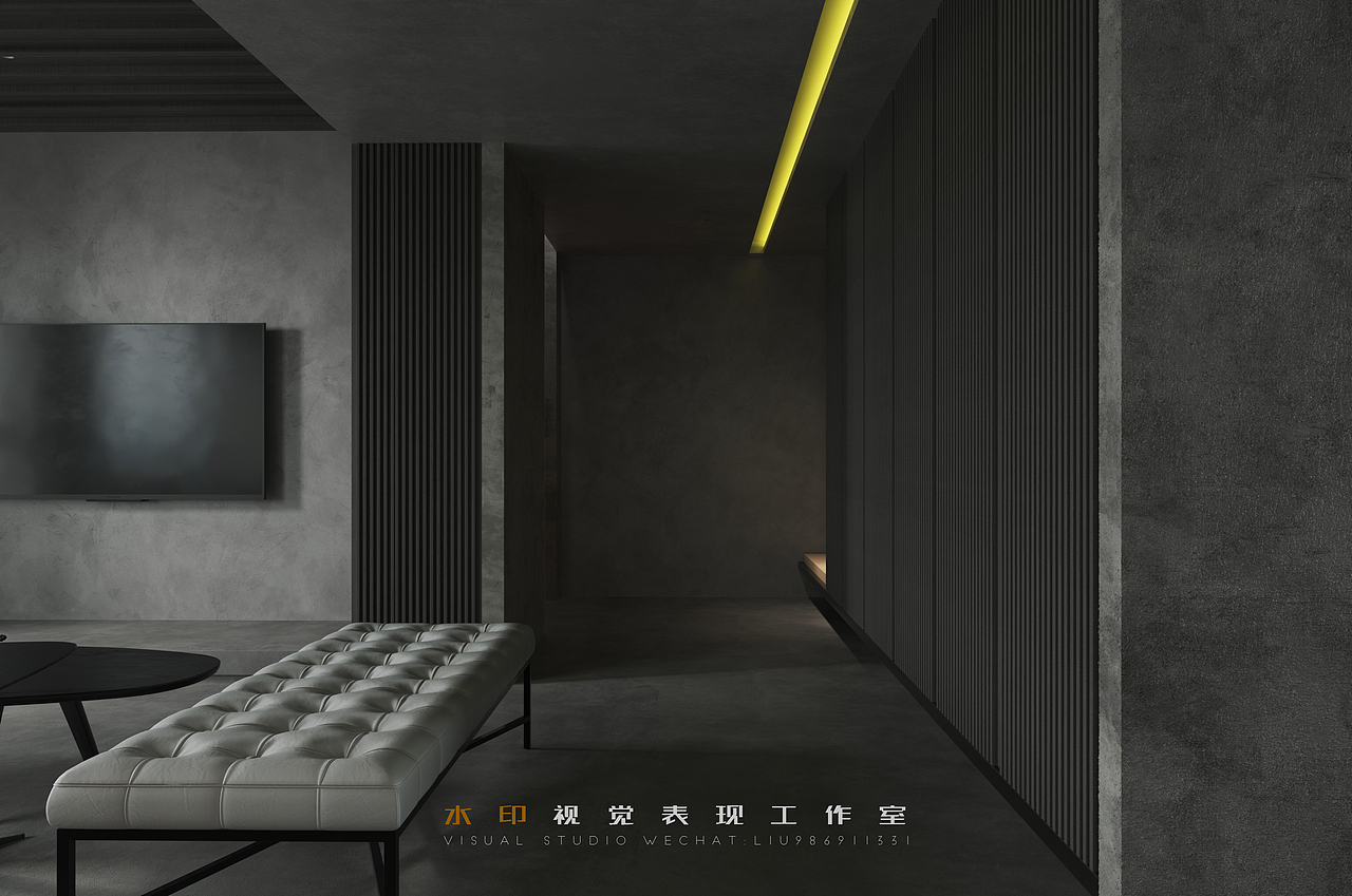 临摹-水泥灰空间,朴素自然!（图ZMjkwNDU3MDky） - 家装设计 - 站酷设计师小黄小黄小黄小原创素材 - 站酷ZCOOL