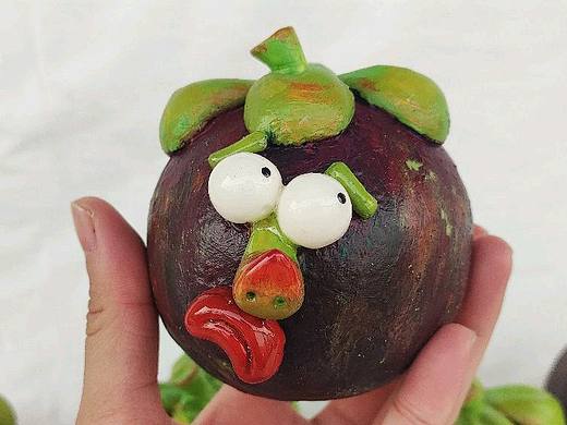 山竹君 手作玩具摆件