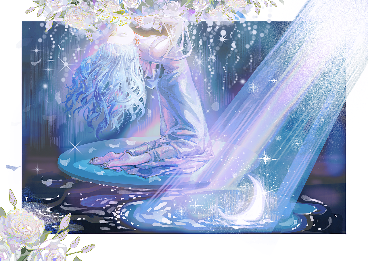 浅吻（图ZMzEzNzE1NDE2） - 艺术插画 - 站酷设计师渌可可鸡仔原创素材 - 站酷ZCOOL
