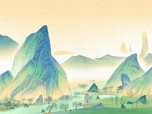 青绿山水