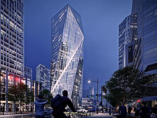 高层建筑漫游动画习作