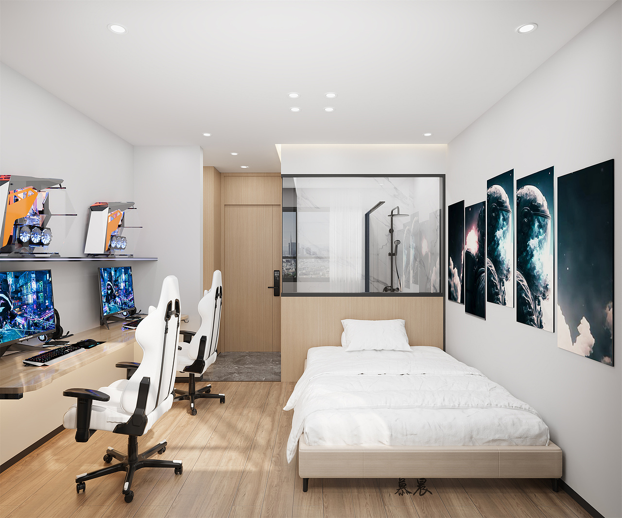 电竞酒店设计|让你的游戏体验更上一层楼