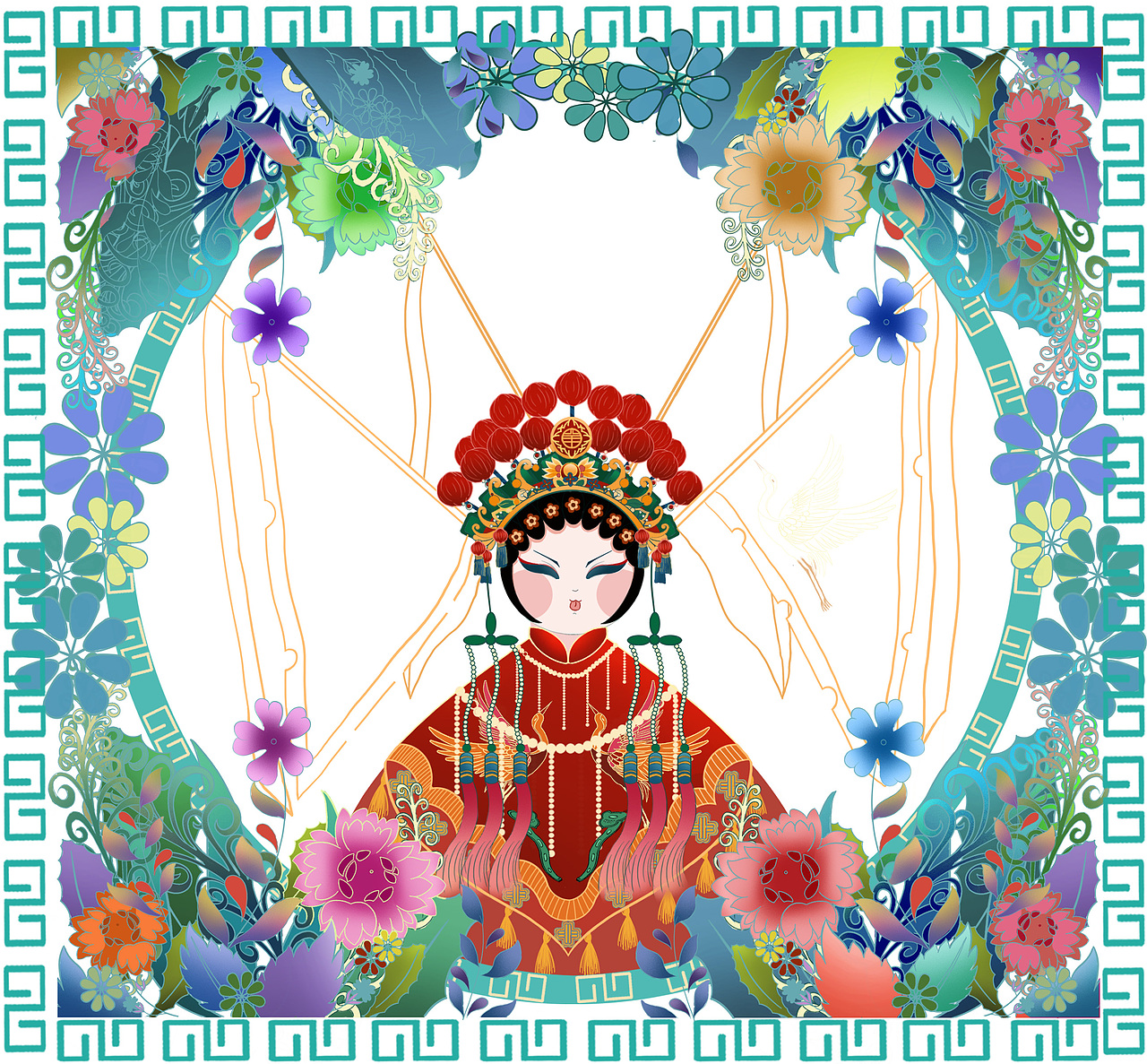 国风插画 包装设计（插画部分）（图ZMjcxMjcyMzky） - 创作习作 - 站酷设计师Z64660842原创素材 - 站酷ZCOOL