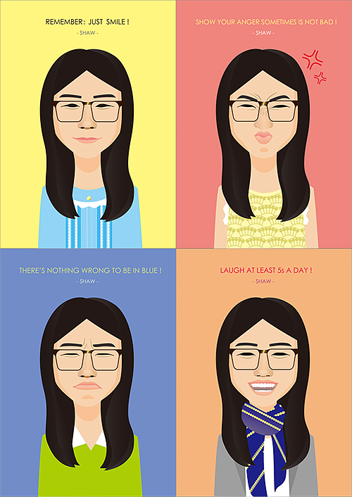 你我的喜怒哀乐（图ZNjg4OTg1Mjg=） - 图案 - 站酷设计师阿萧xxshaw原创素材 - 站酷ZCOOL