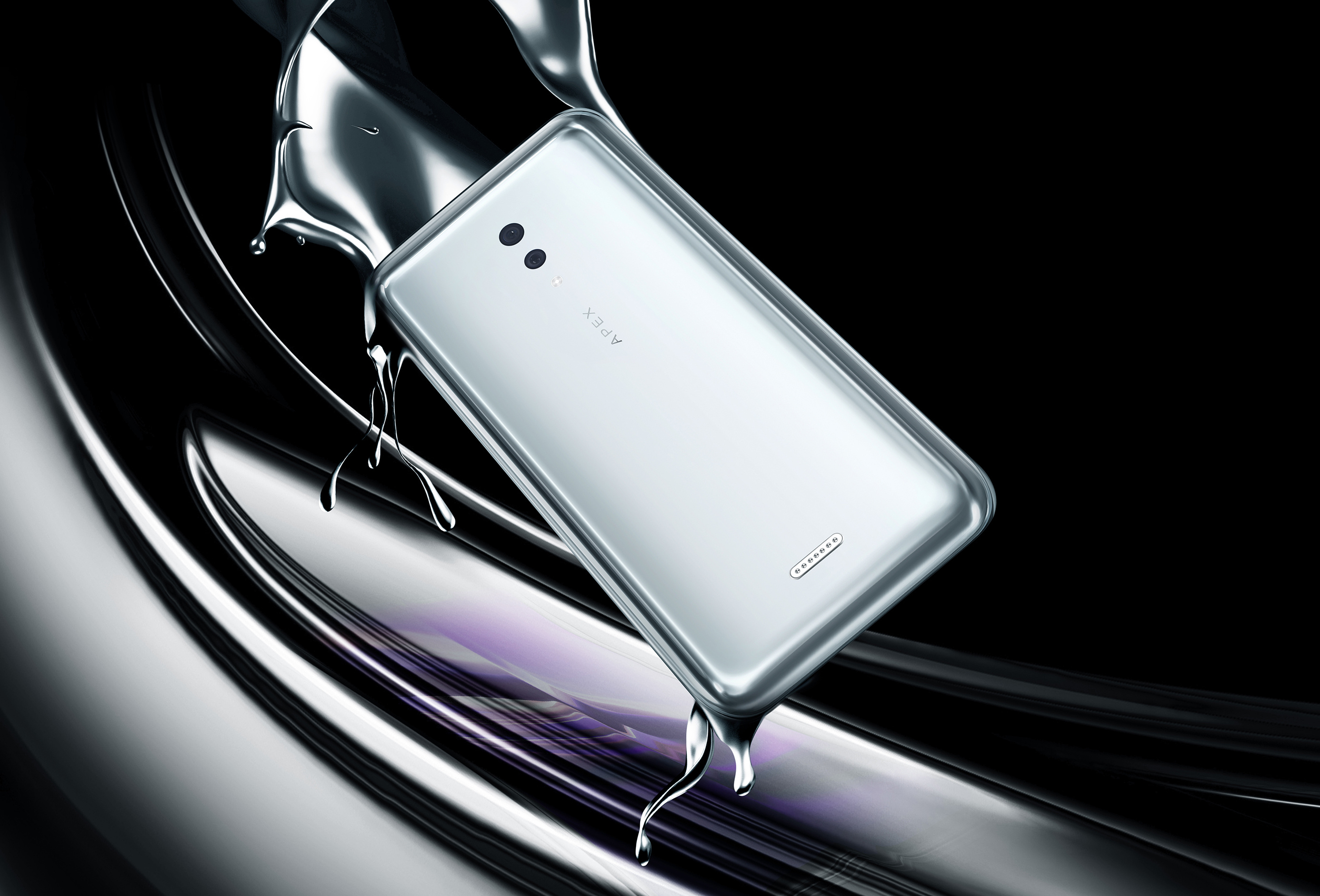 vivo apex 2019 无孔玻璃一体手机(附后期过程视频)