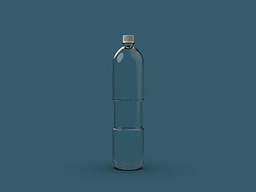 瓶型设计矿泉水瓶型效果图