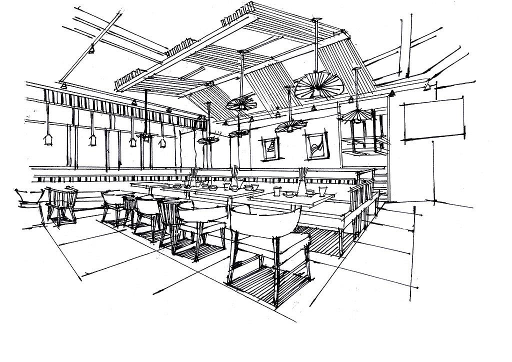 餐饮空间室内手绘云南昆明手绘培训