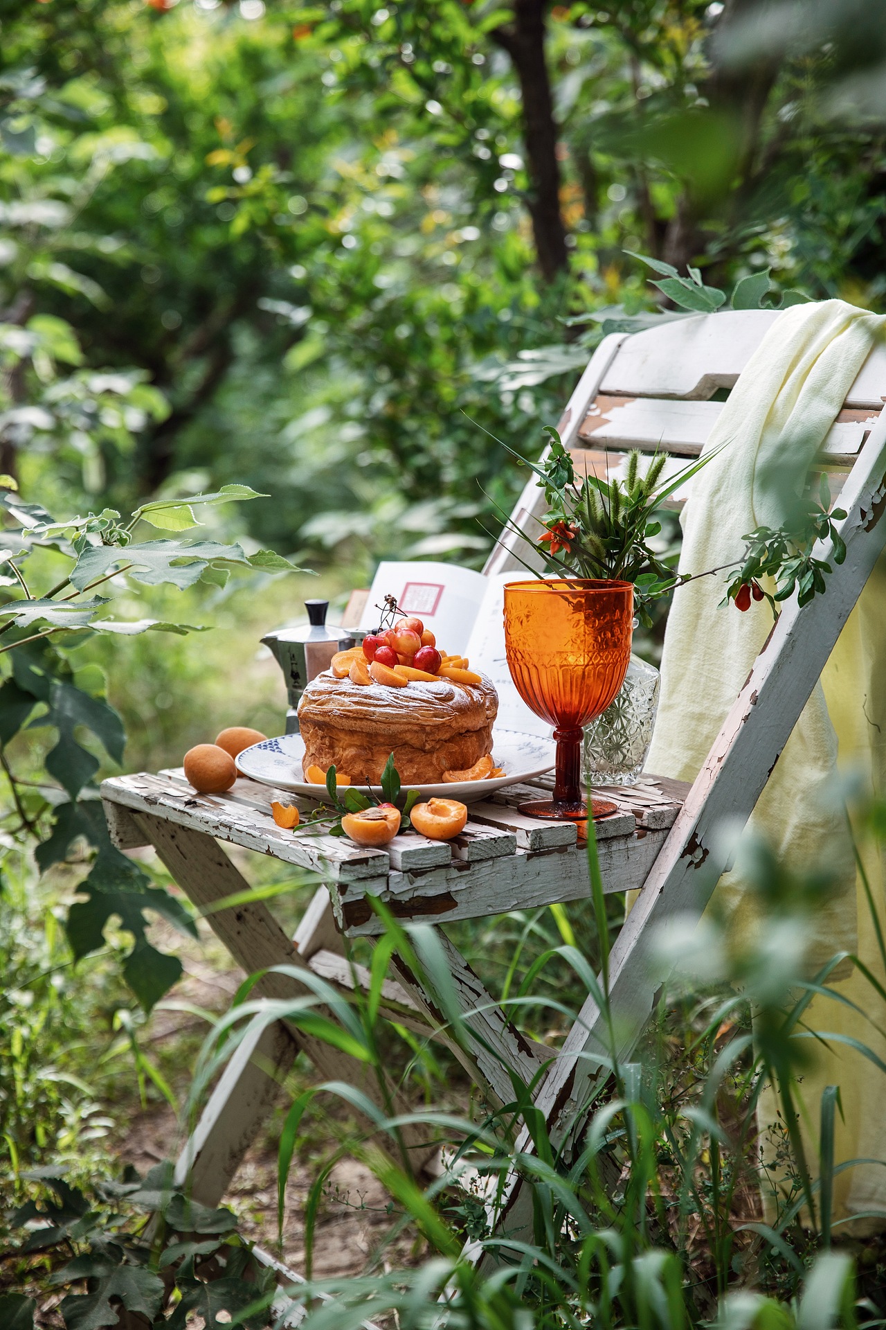 餐桌的艺术午后阳光下午茶美食摄影