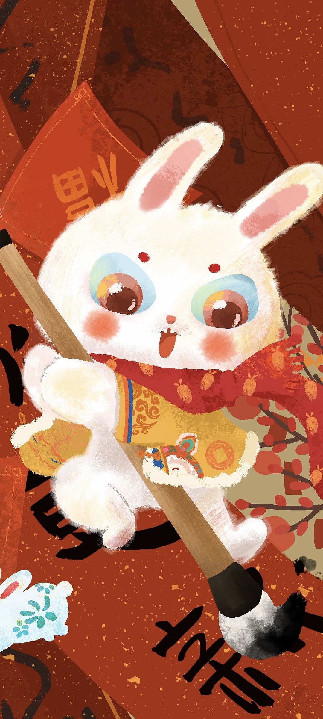 兔年吉祥（图ZMzI4NDc2ODM2） - 商业插画 - 站酷设计师在在zaizai原创素材 - 站酷ZCOOL