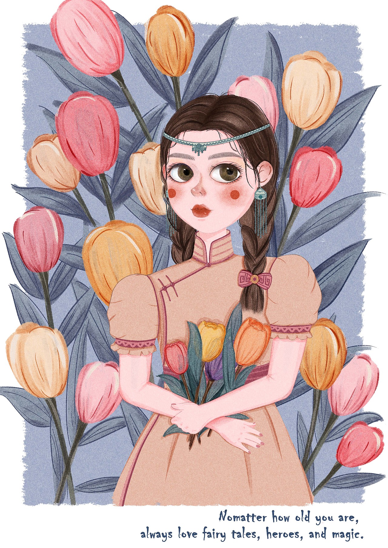 人物插画（图ZMjYzMDI0NDI4） - 创作习作 - 站酷设计师enhe恩禾原创素材 - 站酷ZCOOL