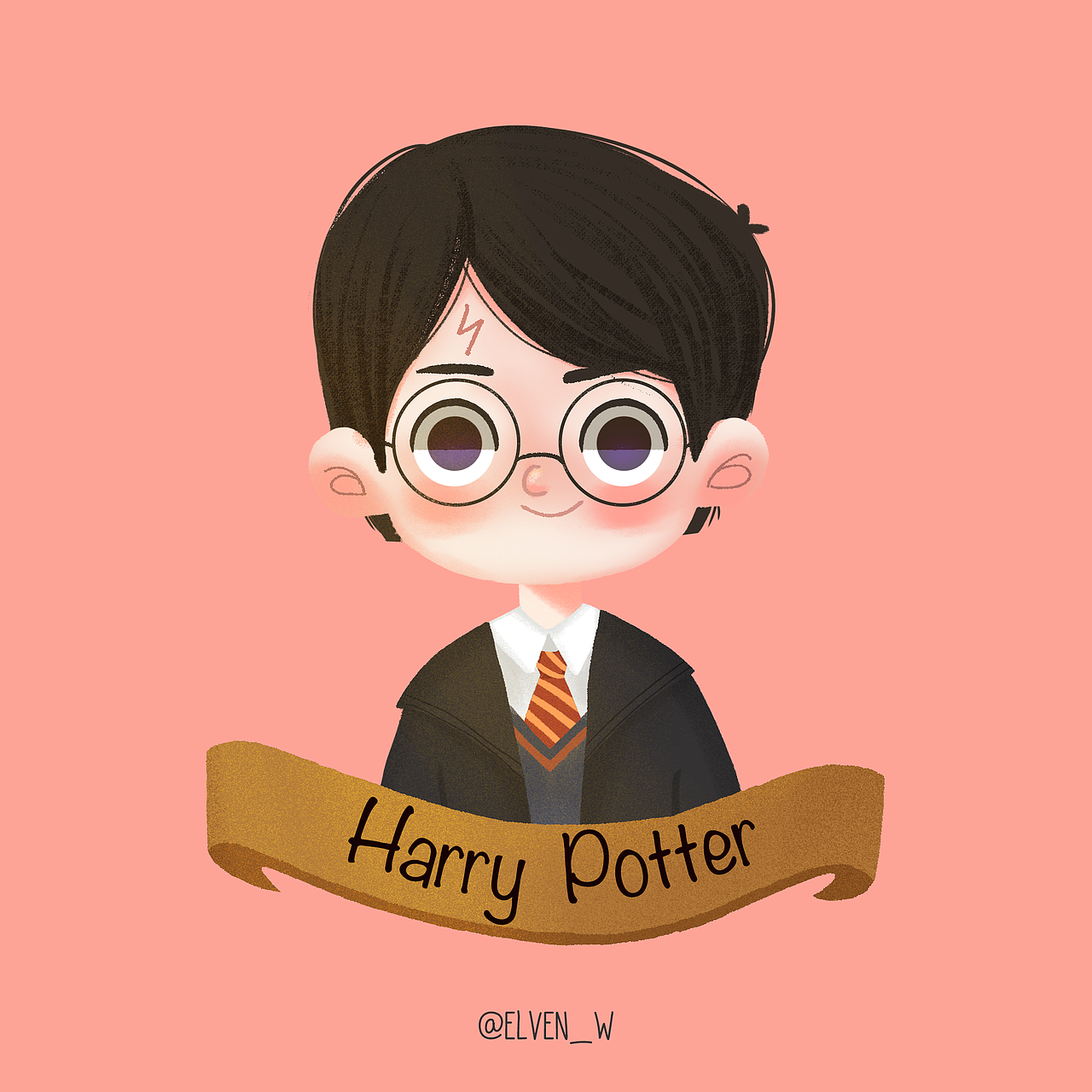 哈利波特系列插画