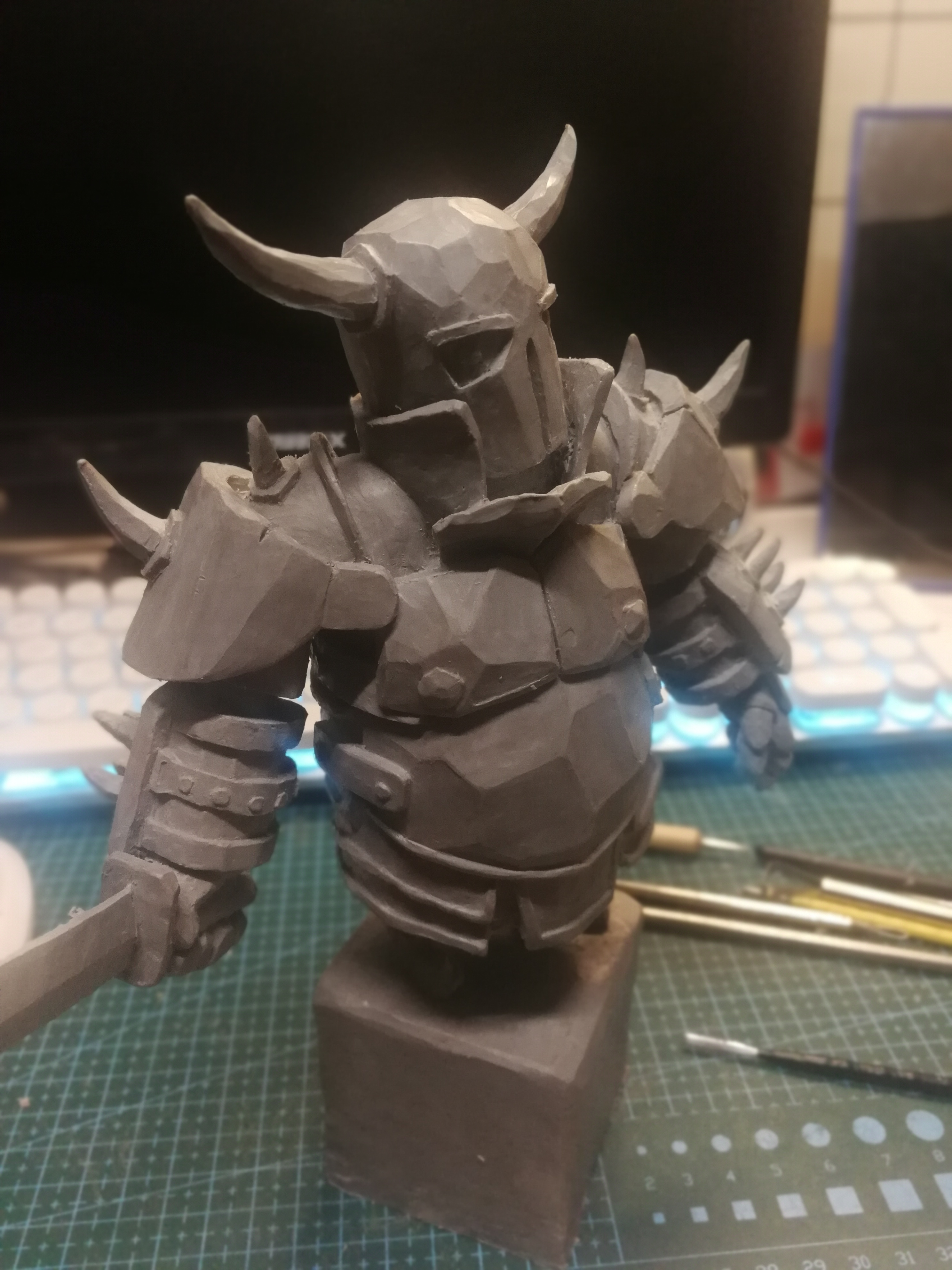 油泥手办模型|手工艺|手办/模玩|白瑟的白 - 原创作品 - 站酷 (zcool)