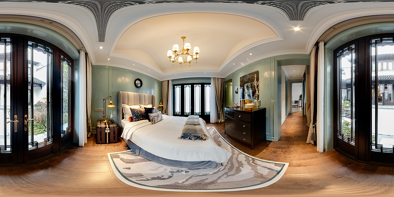 室内空间全景图摄影