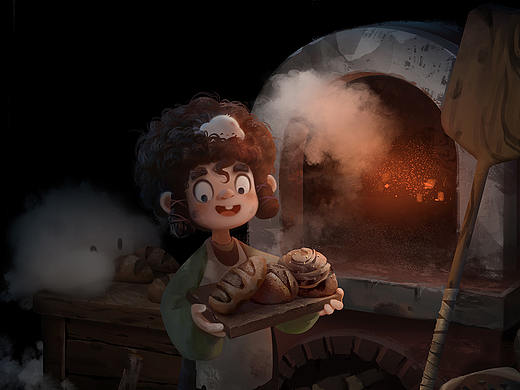 蒸汽面包房——主角嘟哩（個人主頁-ZNDg2NzA5MDQ=） - 藝術(shù)插畫 - 站酷設(shè)計師ChenChen_籽原創(chuàng)素材 - 站酷ZCOOL