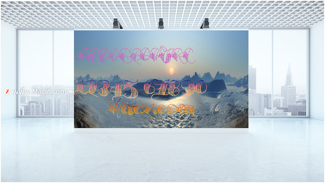 Espesor独特创意艺术字体