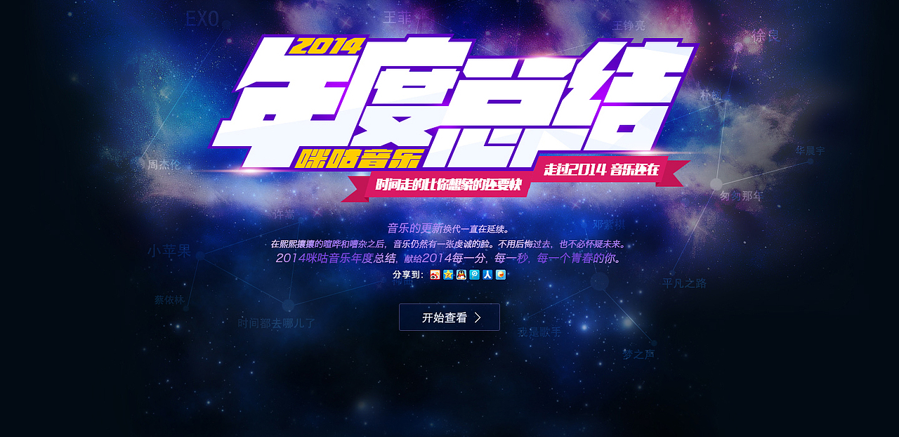 再见2014！（图ZMjM2OTA4NDA=） - 运营设计 - 站酷设计师inhiddensky原创素材 - 站酷ZCOOL