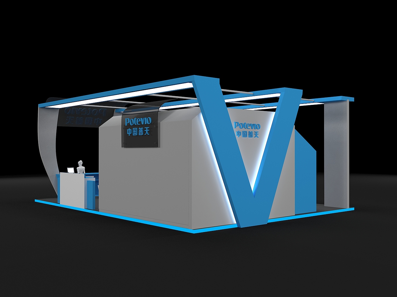 中国普天展览展示展台设计