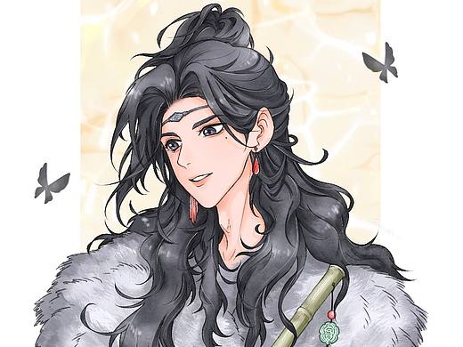 就这个画头发爽