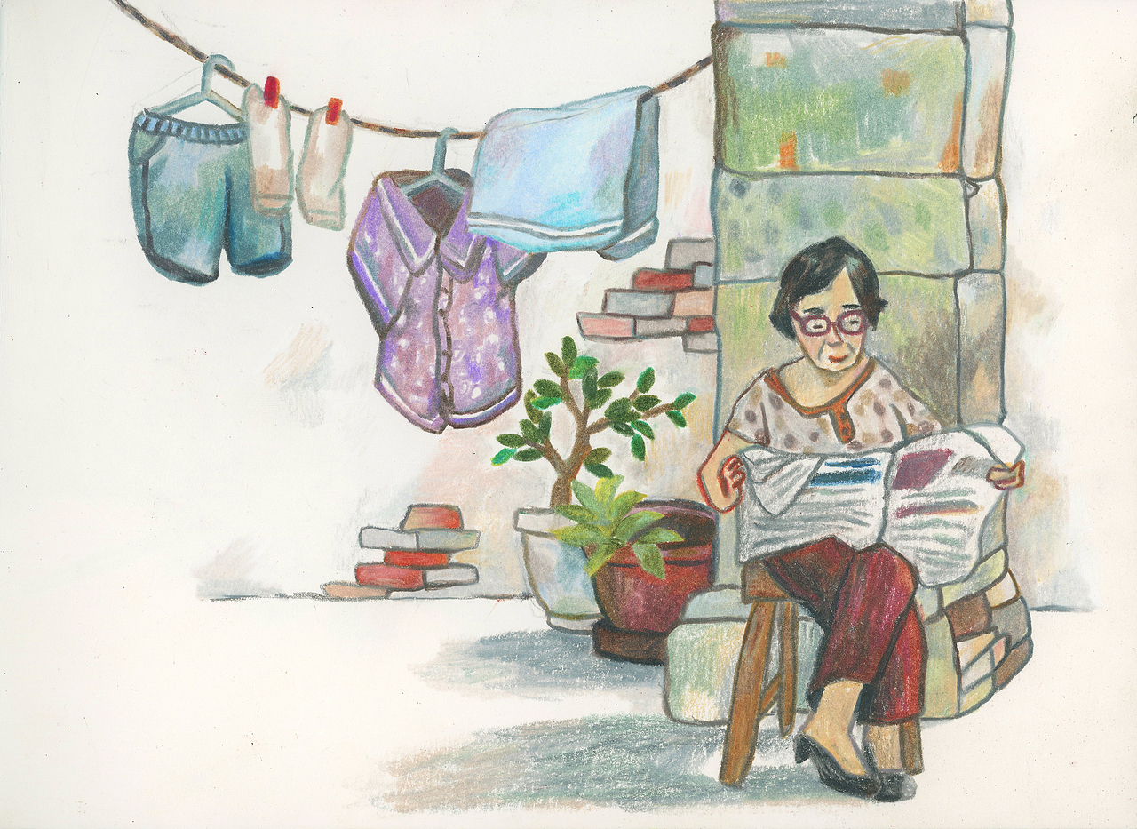 手绘电影速写练习