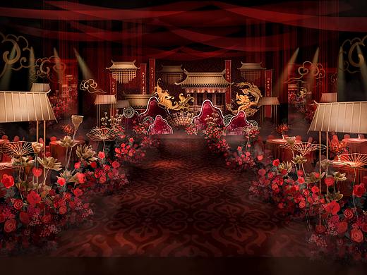 中式婚礼效果图