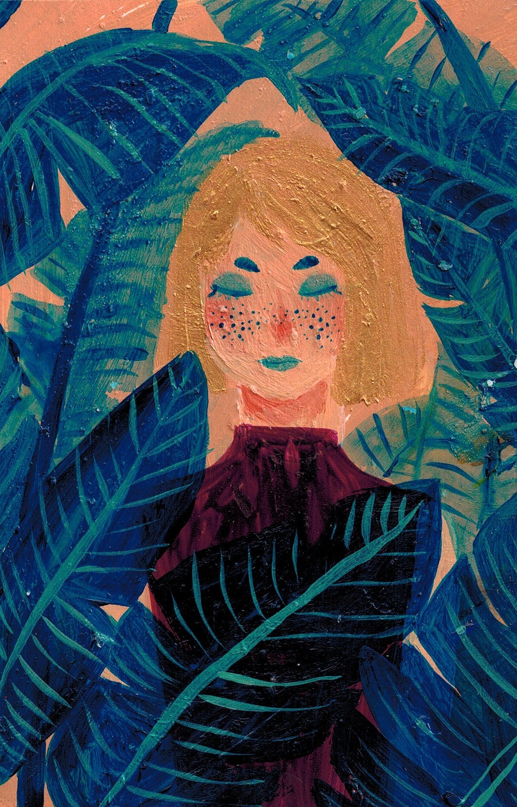 丙烯画|插画|创作习作|godzilla陈_原创作品-站酷zcool