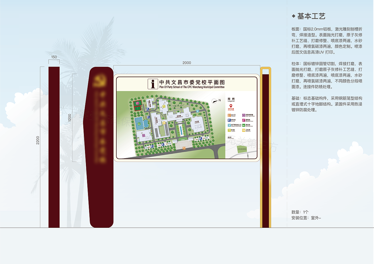 市委党校 导视系统设计（图ZMjg1Mjc1MzUy） - 其他空间 - 站酷设计师赵子帅_标识设计原创素材 - 站酷ZCOOL