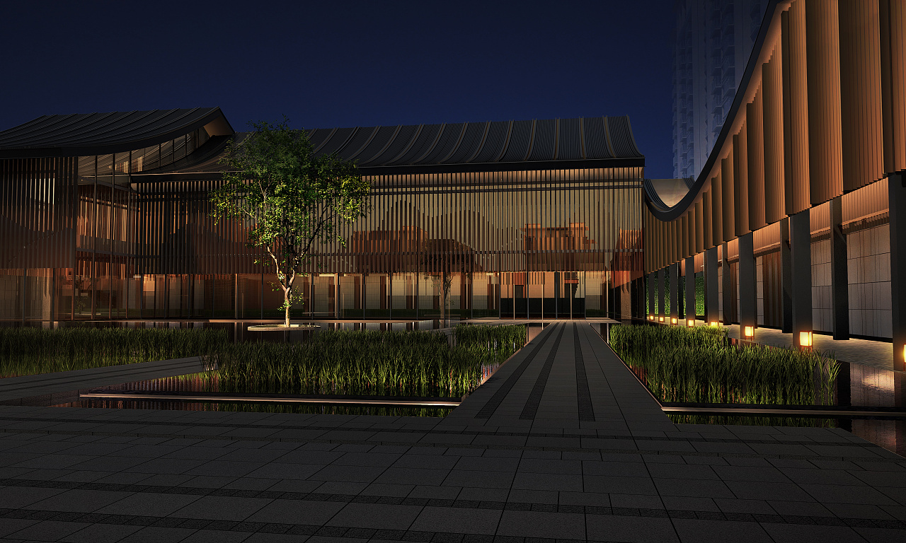 住宅小区夜景灯光设计