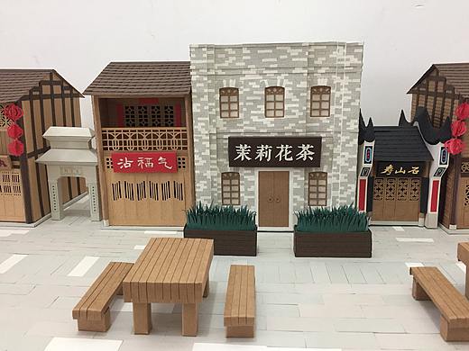 三坊七巷纸质手工街景